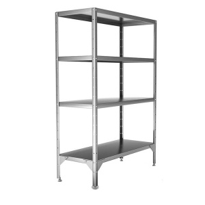 Стеллаж со сплошными полками С-900*500*2000/4