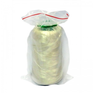 Нитки для мешкозашивочных машин, облегченные, белые, кг