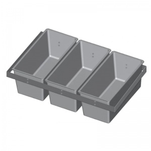 Хлебная форма 3Л7 (с ручками)